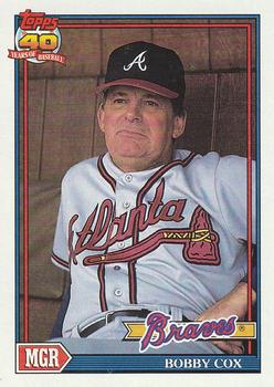 1991 Topps #759 Bobby Cox Front