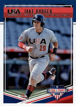 2018 Panini USA Baseball Stars & Stripes #75 Jake Burger Front