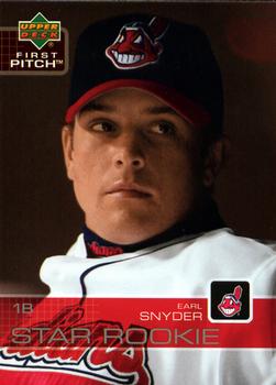 2003 Upper Deck First Pitch #8 Earl Snyder Front