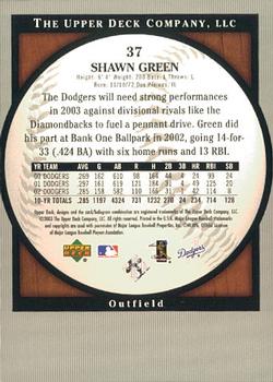 2003 Upper Deck Standing O! #37 Shawn Green Back