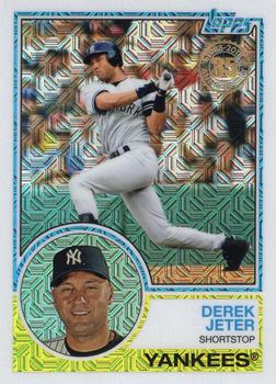2018 Topps - 1983 Topps Baseball 35th Anniversary Chrome Silver Pack #1 Derek Jeter Front