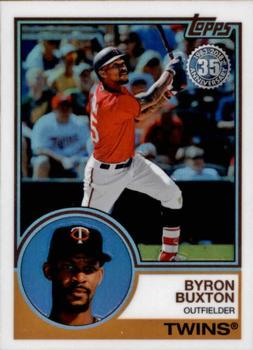 2018 Topps - 1983 Topps Baseball 35th Anniversary Chrome Silver Pack #99 Byron Buxton Front