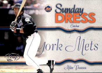 2004 Leaf - Sunday Dress #SD-3 Mike Piazza Front