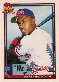 1991 Topps Traded #51T Jeffrey Hammonds Front