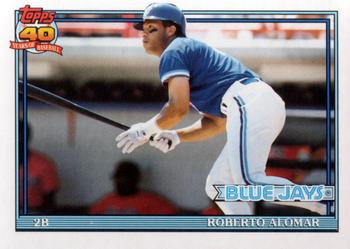 1991 Topps Traded #2T Roberto Alomar Front