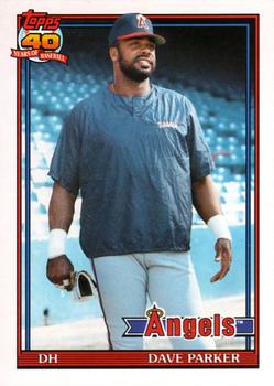 1991 Topps Traded #89T Dave Parker Front