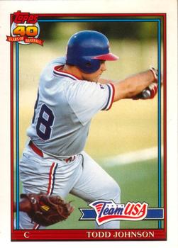 1991 Topps Traded #63T Todd Johnson Front