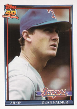 1991 Topps Traded #88T Dean Palmer Front