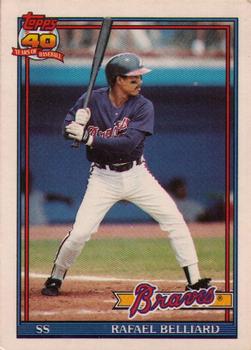 1991 Topps Traded #9T Rafael Belliard Front