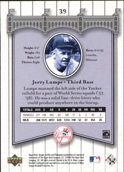 2003 Upper Deck Yankees Signature Series #39 Jerry Lumpe Back