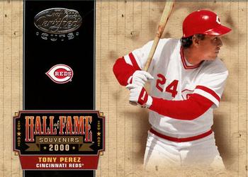 2004 Leaf Certified Cuts - Hall of Fame Souvenirs #HOF-16 Tony Perez Front
