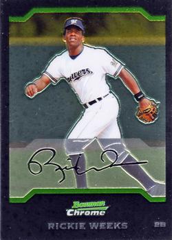 2004 Bowman Chrome #147 Rickie Weeks Front