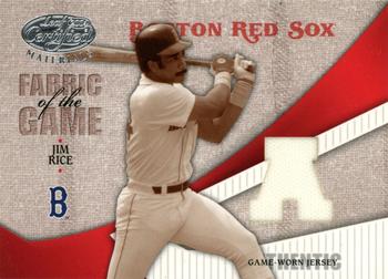 2004 Leaf Certified Materials - Fabric of the Game AL/NL #FG-58 Jim Rice Front