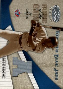 2004 Leaf Certified Materials - Fabric of the Game AL/NL #FG-59 Joe Carter Front