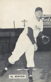 1952 Globe Printing San Diego Padres #NNO Al Benton Front