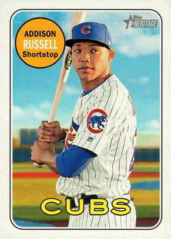 2018 Topps Heritage - Mini #241 Addison Russell Front