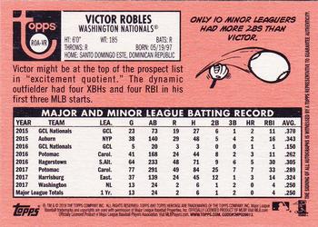 2018 Topps Heritage - Real One Autographs #ROA-VR Victor Robles Back