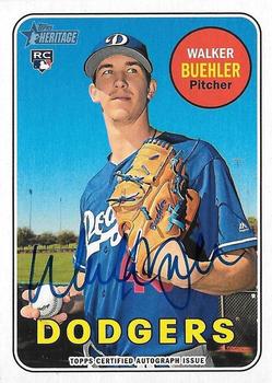 2018 Topps Heritage - Real One Autographs #ROA-WB Walker Buehler Front