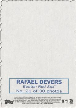 2018 Topps Heritage - 1969 Topps Deckle #21 Rafael Devers Back