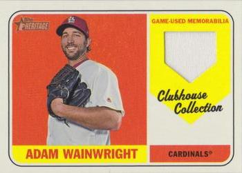 2018 Topps Heritage - Clubhouse Collection Relics #CCR-AW Adam Wainwright Front