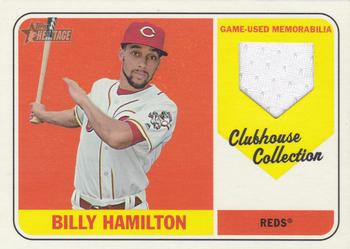 2018 Topps Heritage - Clubhouse Collection Relics #CCR-BH Billy Hamilton Front