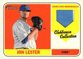 2018 Topps Heritage - Clubhouse Collection Relics #CCR-JL Jon Lester Front