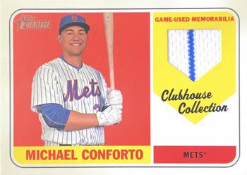2018 Topps Heritage - Clubhouse Collection Relics #CCR-MCO Michael Conforto Front