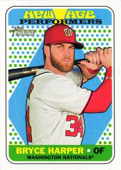 2018 Topps Heritage - New Age Performers #NAP-8 Bryce Harper Front
