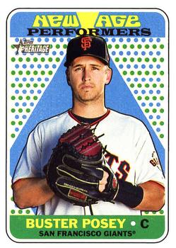 2018 Topps Heritage - New Age Performers #NAP-9 Buster Posey Front