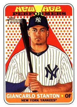 2018 Topps Heritage - New Age Performers #NAP-16 Giancarlo Stanton Front