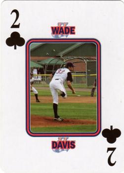2008 NY State Lottery Hudson Valley Renegades Playing Cards #2♣ Wade Davis Front