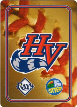 2008 NY State Lottery Hudson Valley Renegades Playing Cards #6♣ Andy Sonnanstine Back