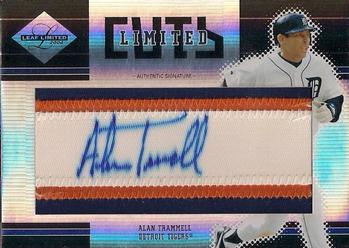 2004 Leaf Limited - Cuts #LC-7 Alan Trammell Front