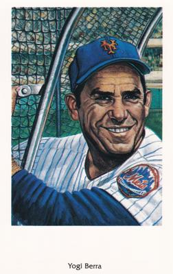 1994 Ron Lewis 1969 New York Mets 25th Anniversary Postcards #4 Yogi Berra Front