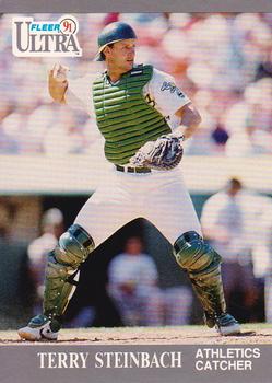 1991 Ultra #253 Terry Steinbach Front