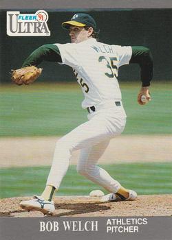 1991 Ultra #256 Bob Welch Front