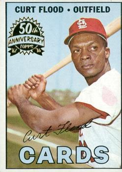 2016 Topps Heritage - 50th Anniversary Buybacks #245 Curt Flood Front