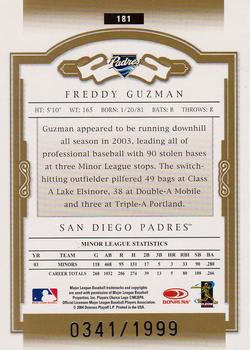 2004 Donruss Classics #181 Freddy Guzman Back