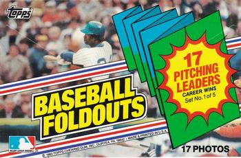 1983 Topps Foldouts - Career Pitching Wins Leaders #NNO Jerry Reuss / Cover Page Back