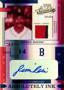 2004 Playoff Absolute Memorabilia - Absolutely Ink Material PS #AI-69 Jim Rice Front