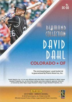 2018 Donruss - Diamond Collection #DC-DD David Dahl Back