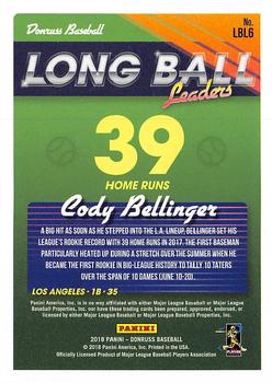2018 Donruss - Long Ball Leaders #LBL6 Cody Bellinger Back
