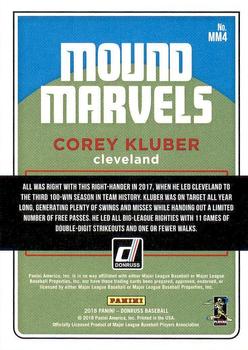 2018 Donruss - Mound Marvels #MM4 Corey Kluber Back