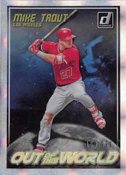 2018 Donruss - Out of This World #OW3 Mike Trout Front