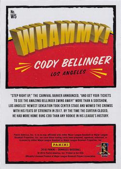 2018 Donruss - Whammy #W5 Cody Bellinger Back