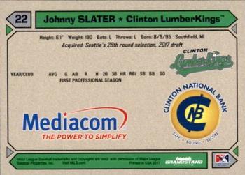 2017 Grandstand Clinton LumberKings Update #NNO Johnny Slater Back
