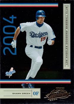 2004 Playoff Absolute Memorabilia - Retail #101 Shawn Green Front
