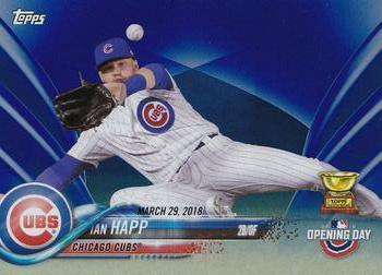 2018 Topps Opening Day - Opening Day Edition Blue Foil #27 Ian Happ Front