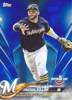 2018 Topps Opening Day - Opening Day Edition Blue Foil #63 Jonathan Villar Front