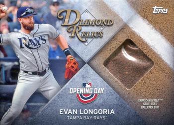 2018 Topps Opening Day - Diamond Relics #DR-EL Evan Longoria Front